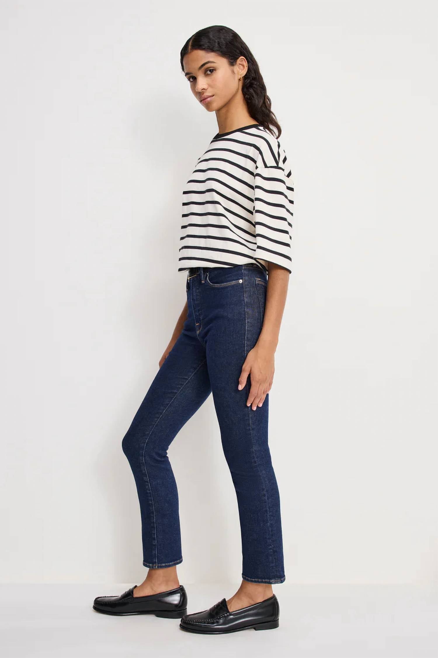 Good American - Good Legs Straight Jeans