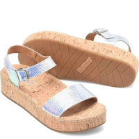 Born - Women's Sari Cork Platform Wedge Sandals