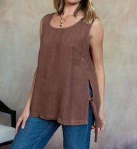 Cobblestone Living - Brina Linen Top