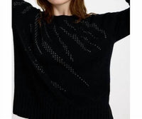 Brodie Cashmere - Hot Fix Zebra Cashmere Crew Neck Jumper Sweater