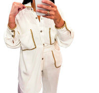 Vintage Havana - Tan Lines & Good Vibes Button Up Top