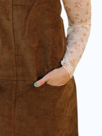 GILLI Sugar Jumper in brown - women's pants - detail view