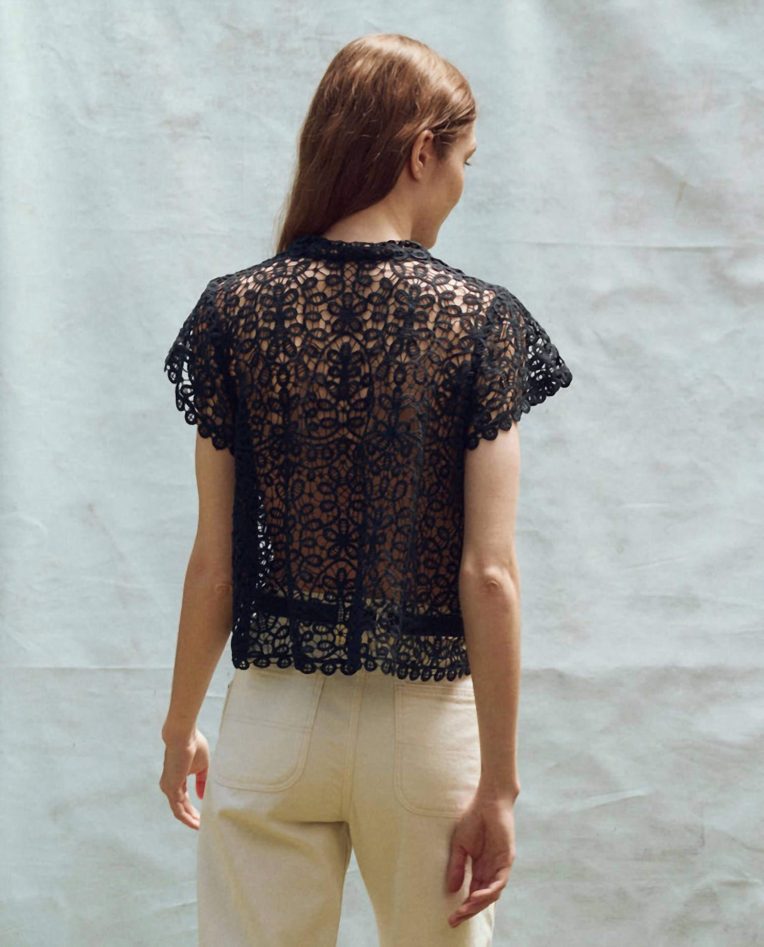 The Great. - Lattice Top With Cami
