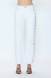 Pistola - Women's Lexi Mid Rise Bowed Straight Jean