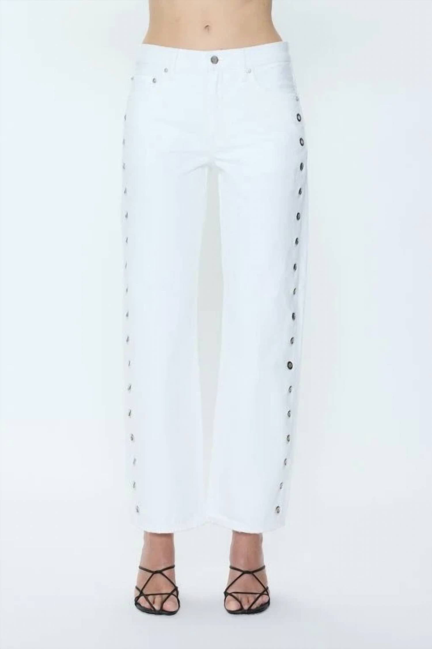 Pistola - Women's Lexi Mid Rise Bowed Straight Jean