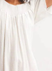 Papillon - Swiss Dot Bell Sleeve Blouse