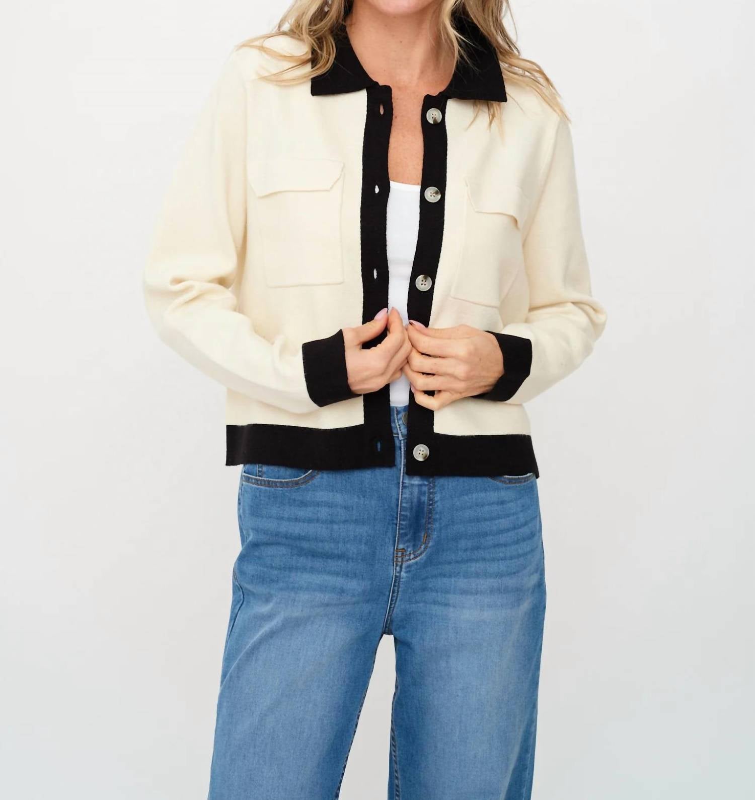 Six/Fifty - Fallon Layered Cardigan
