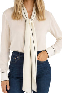 Karina Grimaldi - Stephanie Tie Front Top
