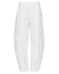 FRAME Bubble Cargo Pants in white 1 - women's pants - view 6