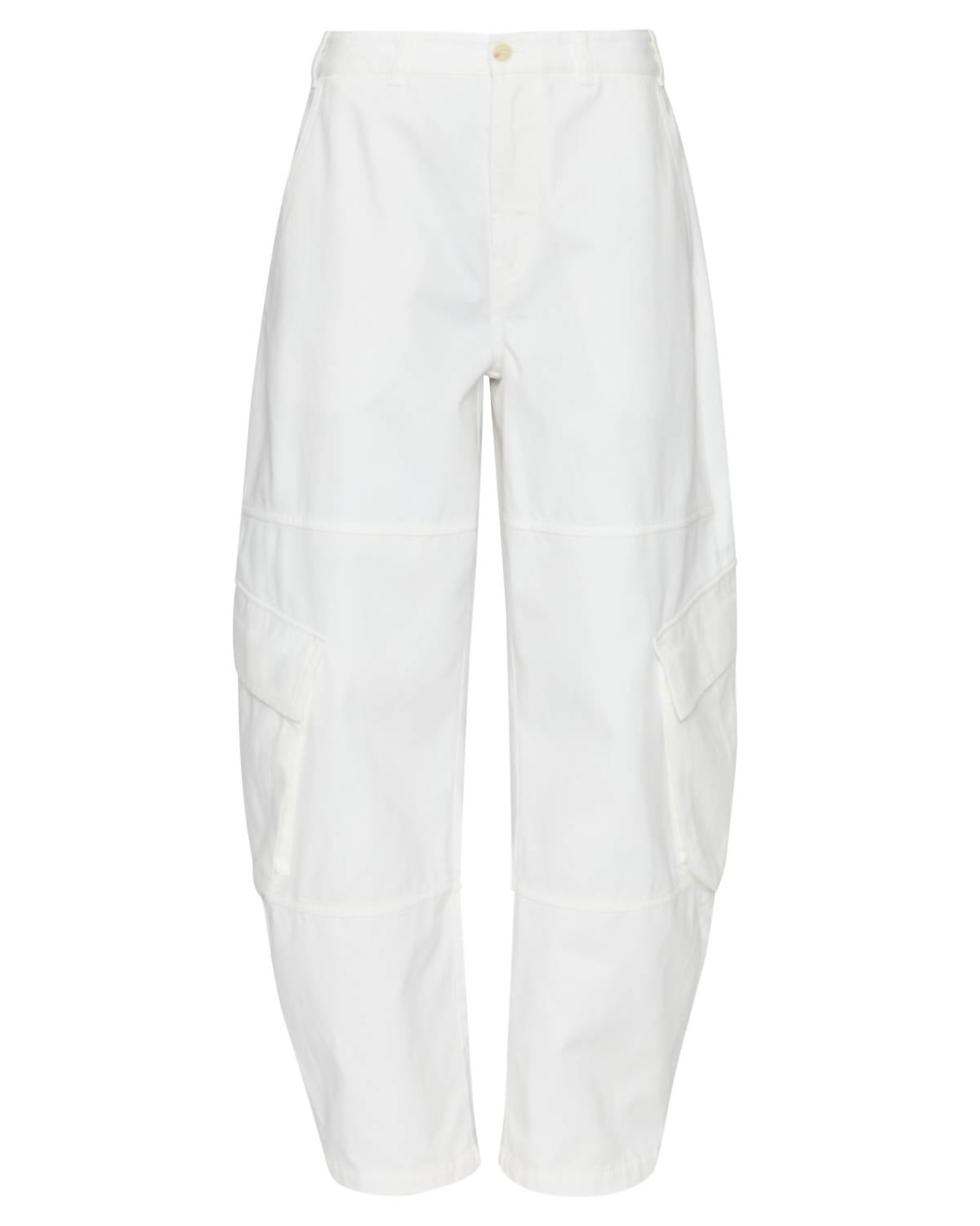FRAME Bubble Cargo Pants in white 1 - women's pants - view 6