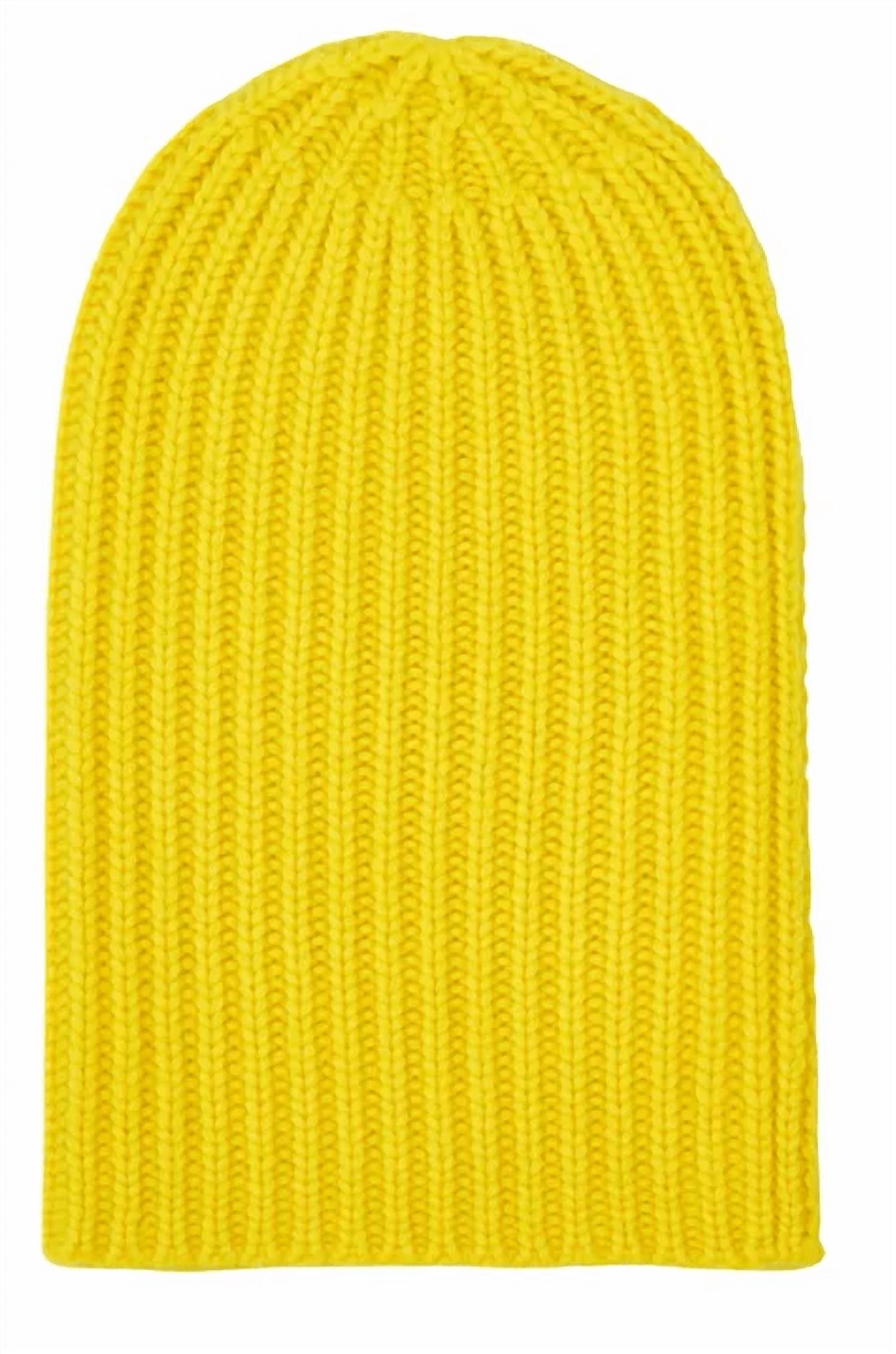 Hurray Women's Cashmere Sailor Beanie in golden - women's hat