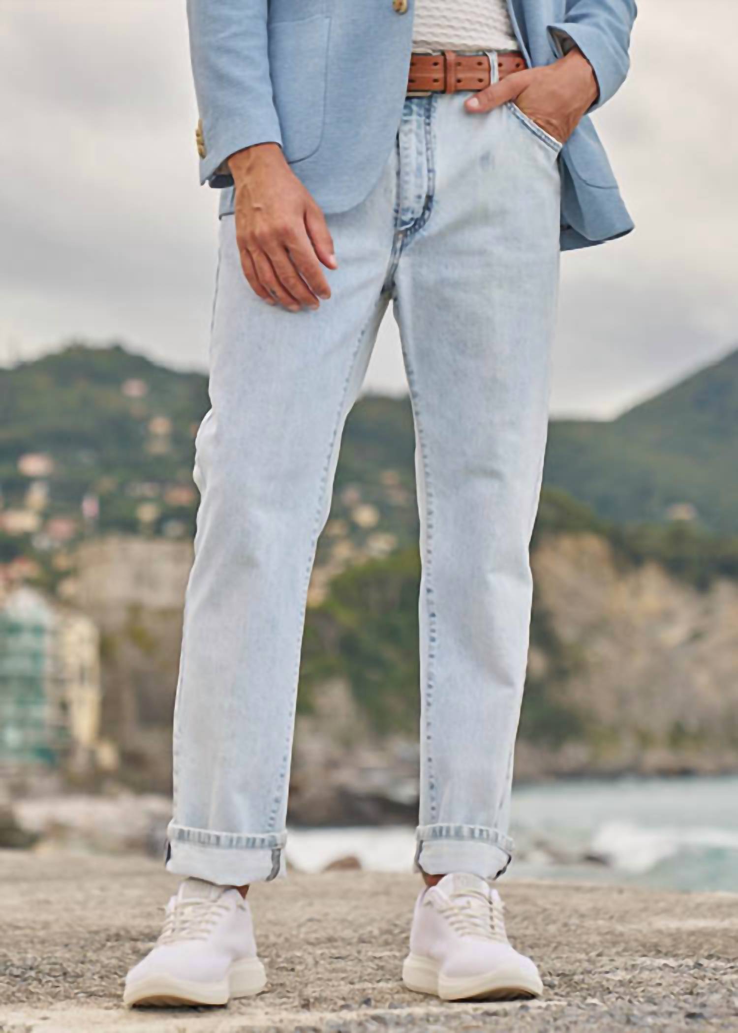 Ballin - Men's Vintage Irregular Denim 5-pocket Jeans