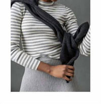 Lilla P - Striped Crewneck Sweater