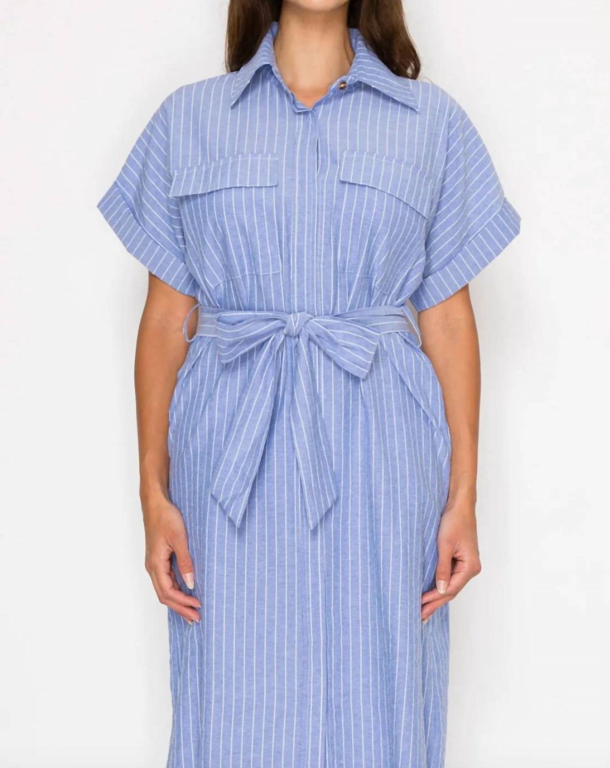 Meet Me In Santorini - Women's Shirt Dress