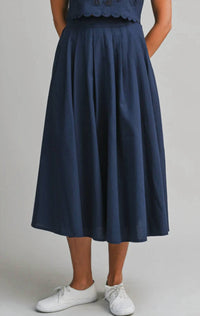 Mable - Pleated Midi Skirt