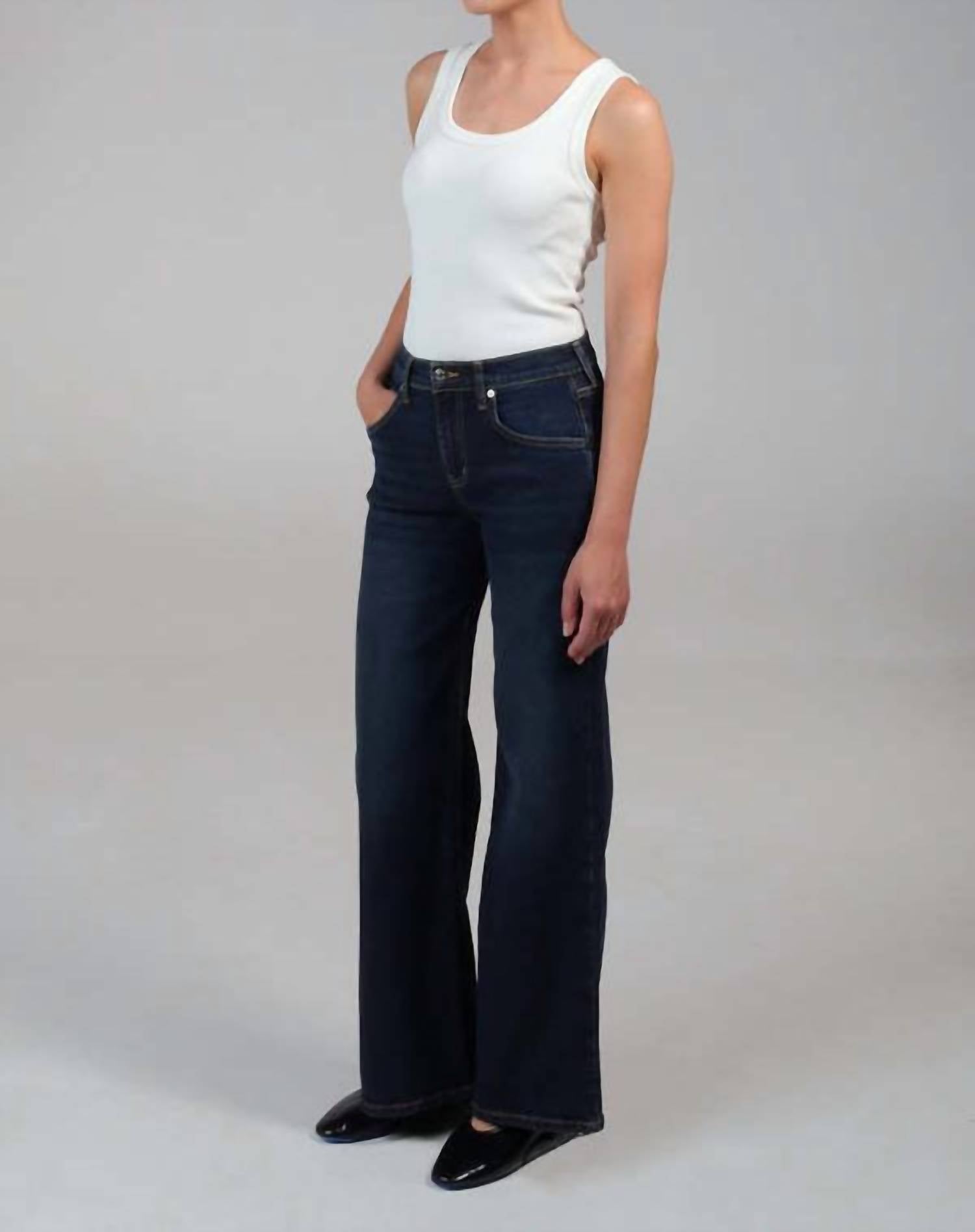 Etica - Romi Mid Rise Wide Leg Jeans