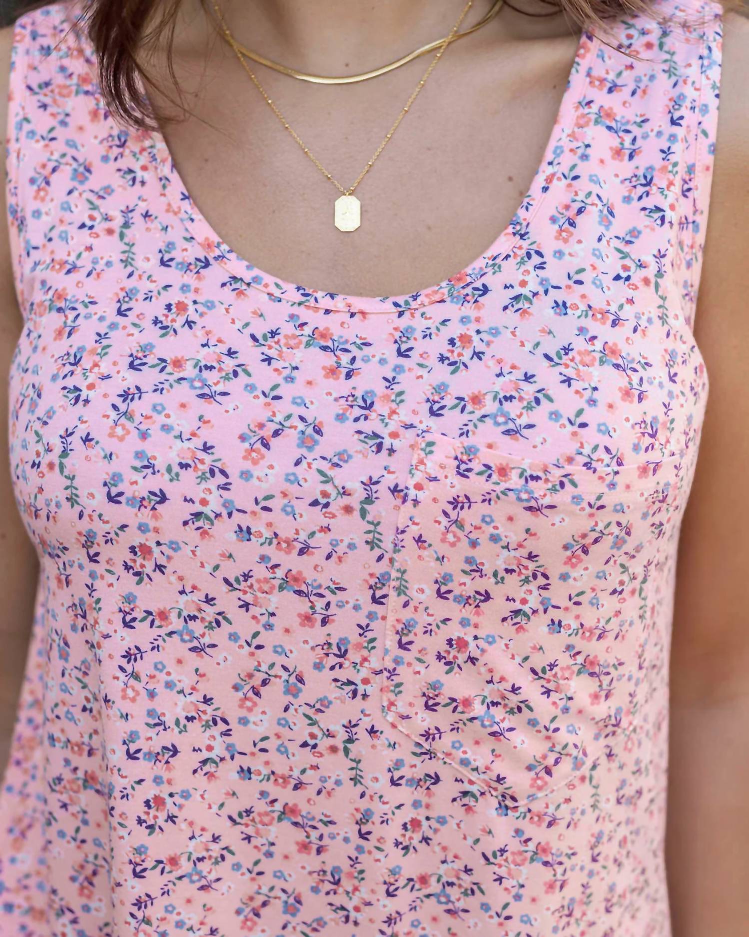 Grace And Lace - Perfect Pocket Floral Tank
