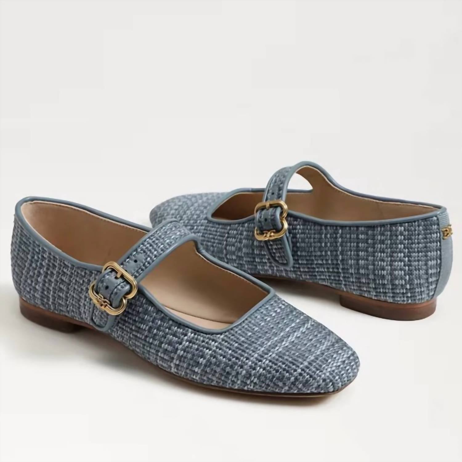 Sam Edelman - Women's Michaela Raffia Mary Jane Shoes
