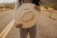The Modern Cactus Co - Western Cowgirl Palm Leaf Hat With Chin Straps