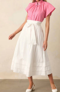 Prosperina - Ashford Cotton Midi Skirt