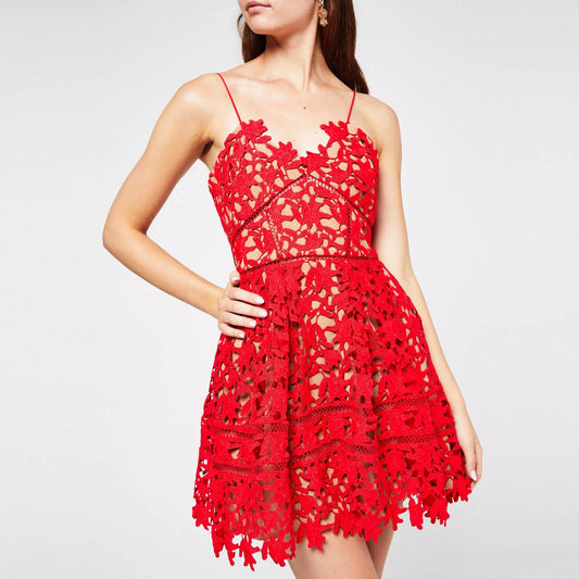 Self-Portrait - Azaelea Lace Mini Dress