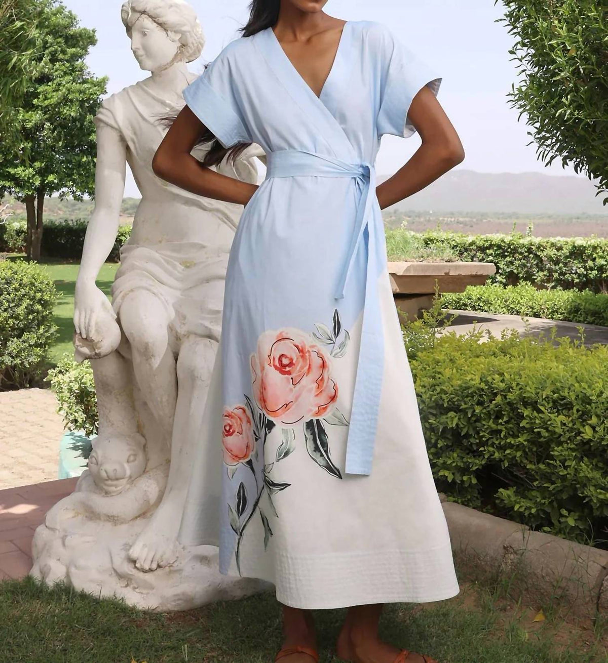 Beyond By Vera - Flower Sailor Dress
