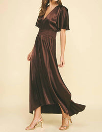 Pinch - Chiffon Slit Detailed Maxi Dress