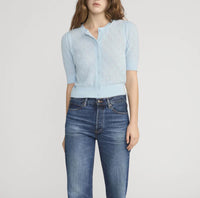Frame - Delicate Cashmere Short Sleeve Cardigan