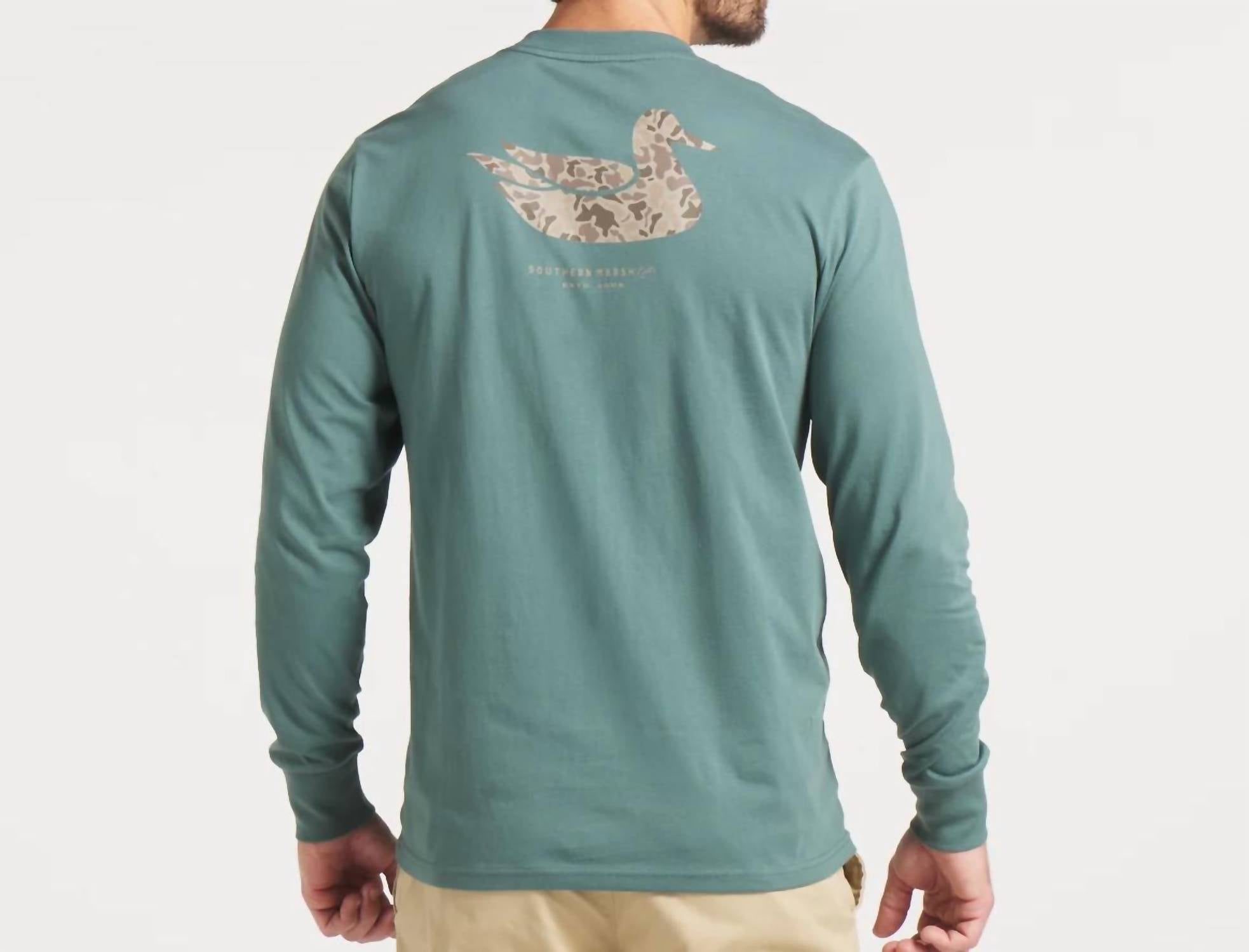 Southern Marsh - Men's Duck Originals Long Sleeve Camo Tee