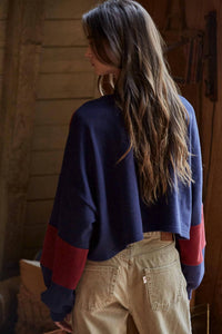 By Together - The Sidelines Cropped Pullover Top