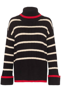 Soaked In Luxury - Musling Rollneck Rib Knit Pullover Sweater