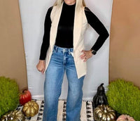 Miss Sparkling - Double Breasted Blazer Vest