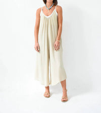 Hunter & Brown - Jump Into Linen Jumpsuit