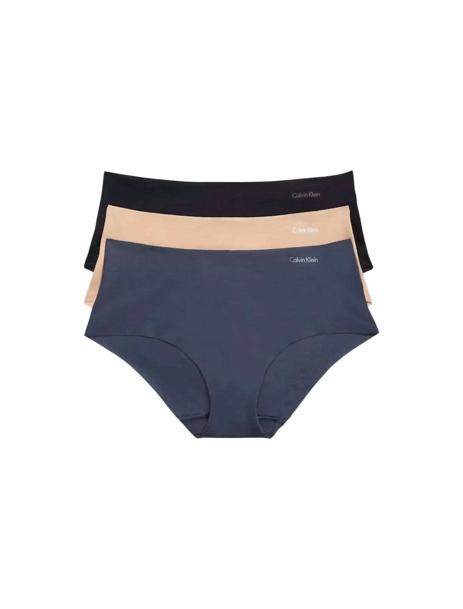 Calvin Klein - Women's Invisibles Hipster Panty - 3 Pack