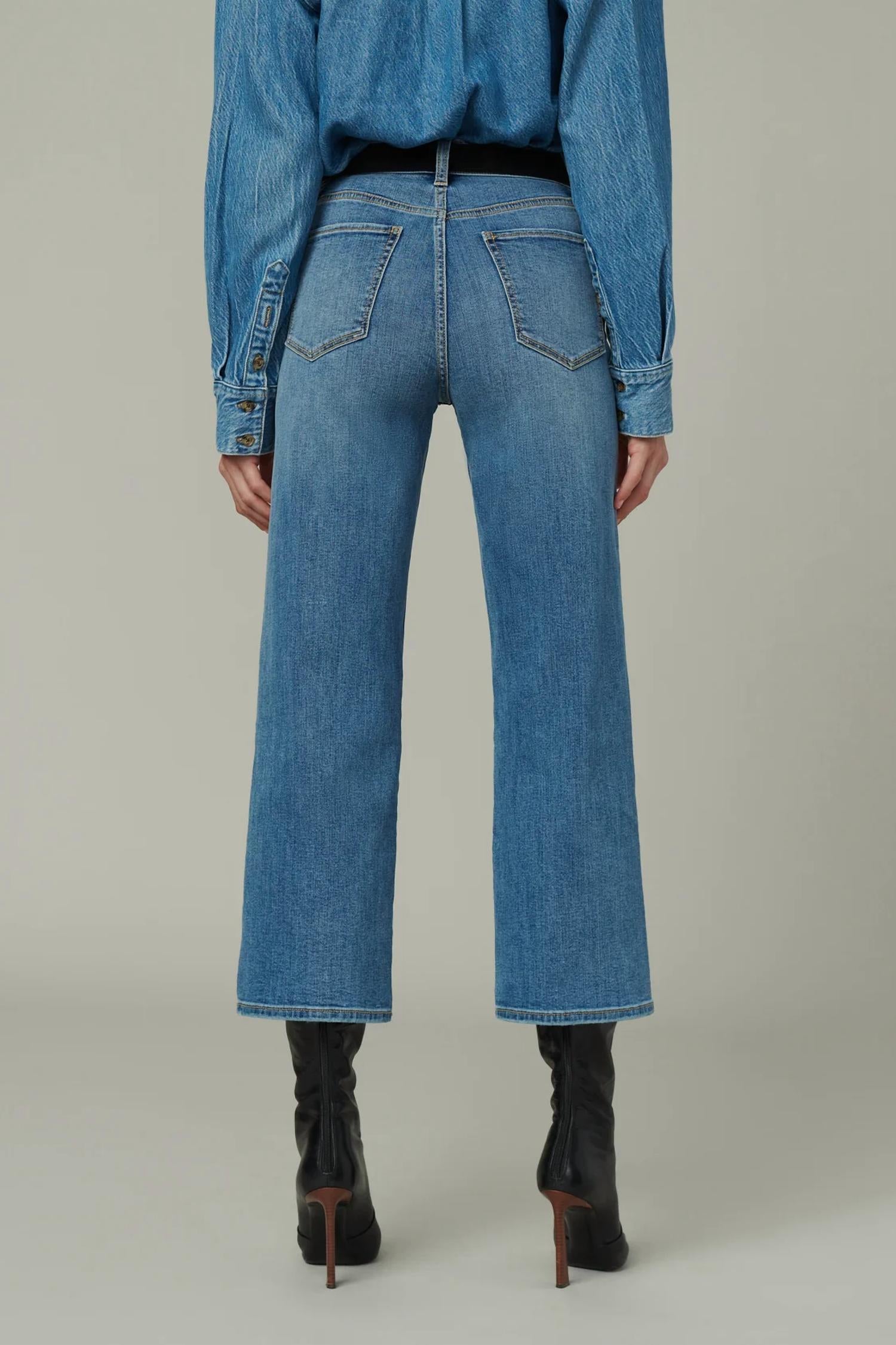Joe'S Jeans - Blake High Rise Wide Leg Crop Jeans