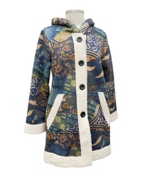 Shana Apparel - Patchwork Print Pocket Jacket