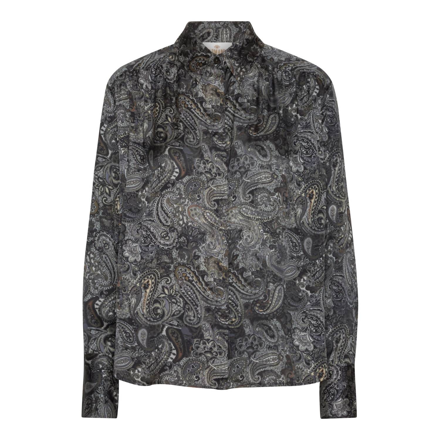 Karmamia Women's Augusta Shirt in gaia paisley - women's shirt