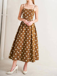 Flying Tomato - Polka Dot Midi Dress