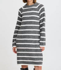 B.Young - Marianne Rib Long Sleeve Dress