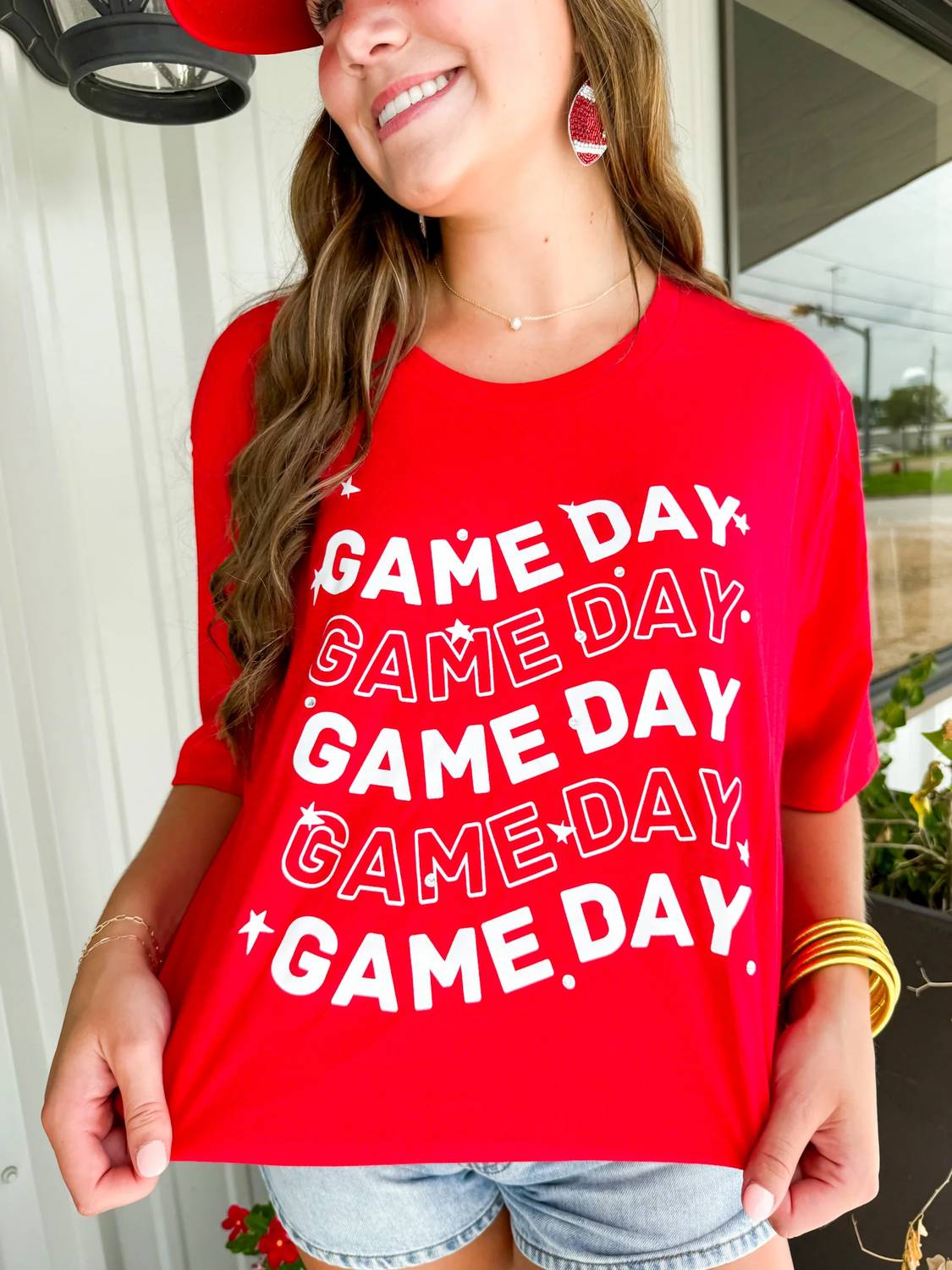Creative Impressions - Wavy Game Day Tee