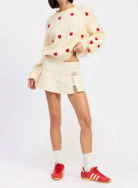 Mint Exclusives - Mi Amour Embroidered Crew Sweater