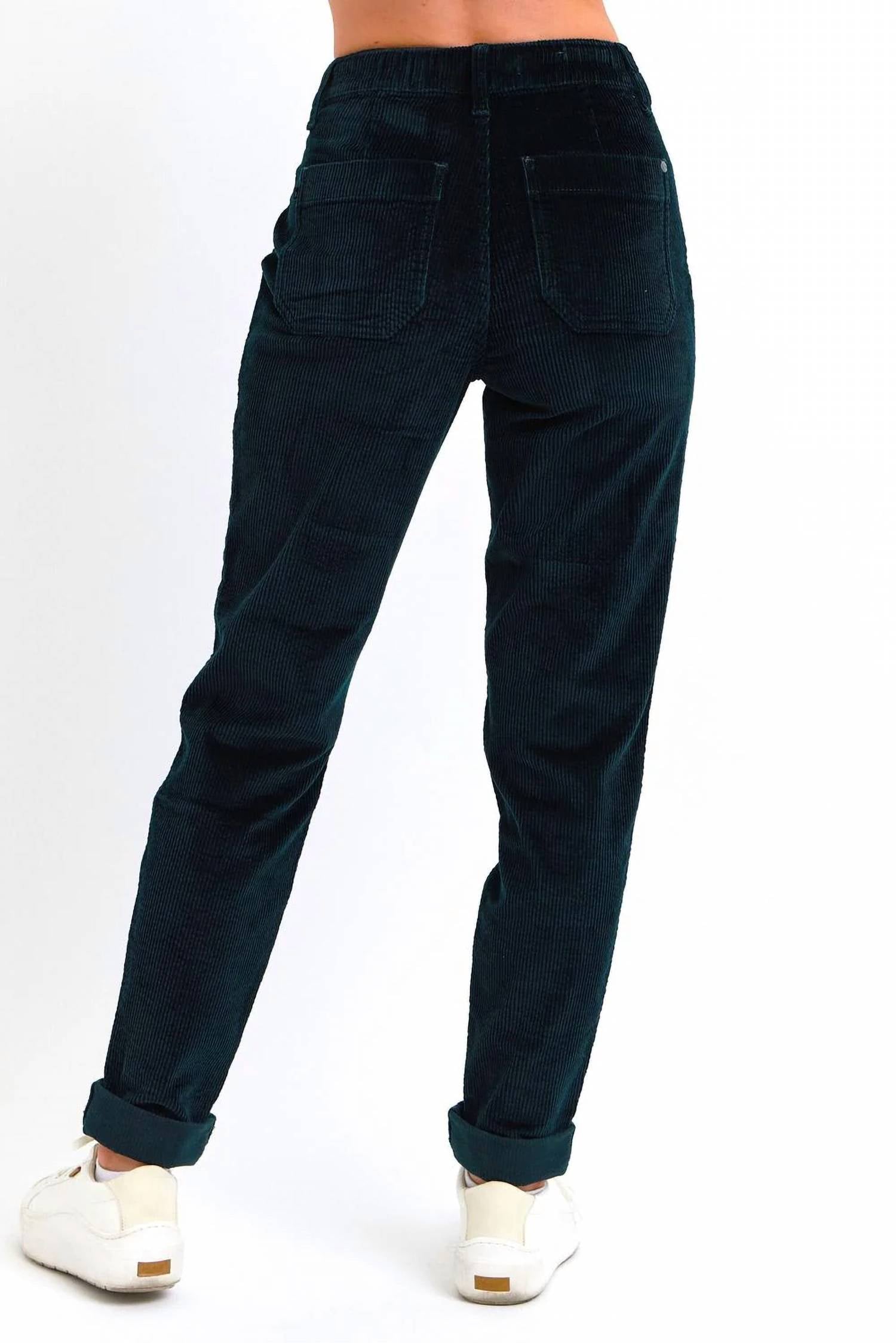 Judy Blue - High Waisted Corduroy Cuffed Jogger