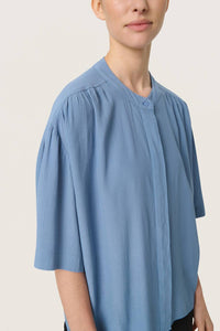 Soaked In Luxury - Layna Half Sleeve Loose Fit Shirt