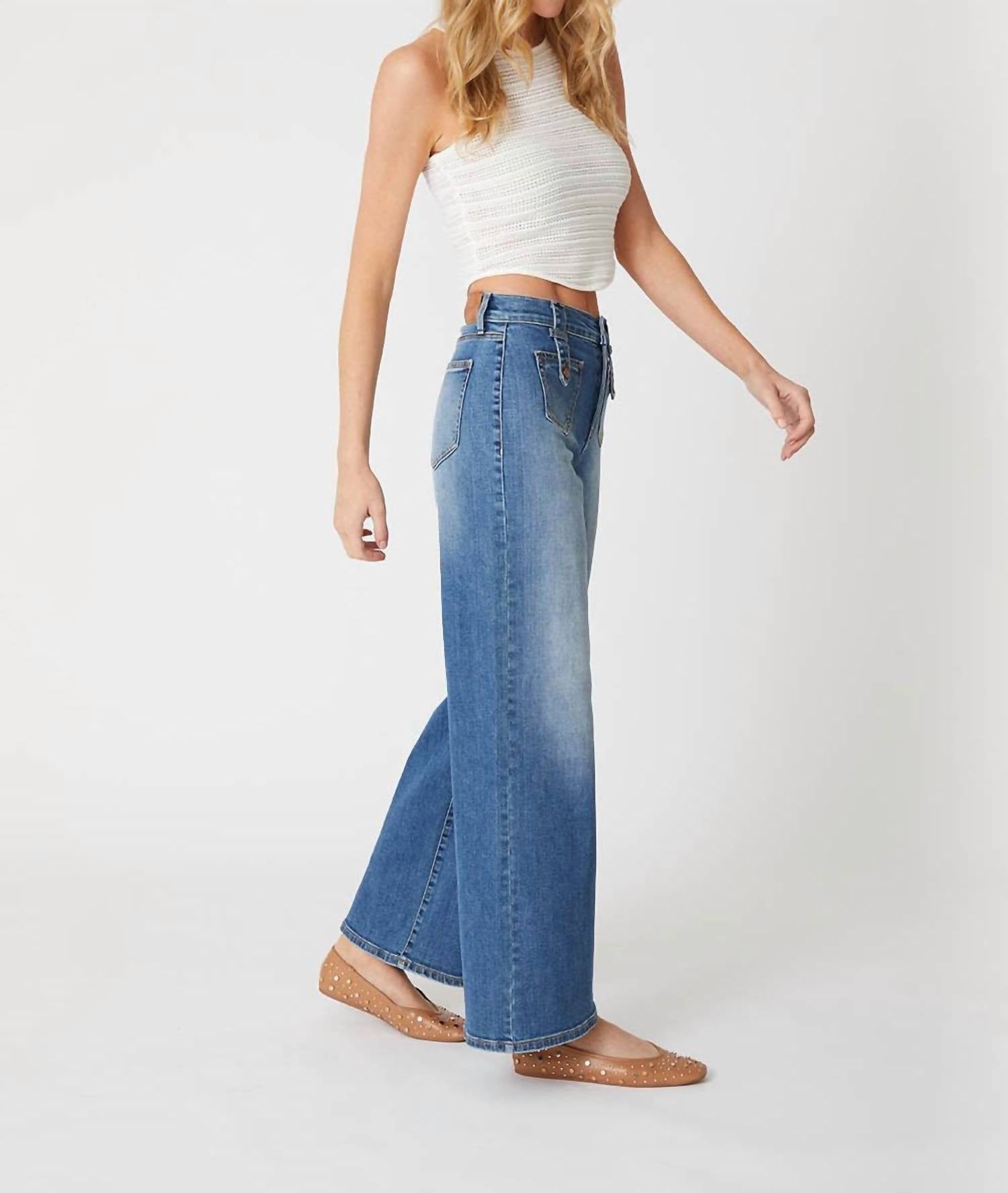 Level99 - Tribecca Sailor Wide Leg Jeans