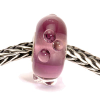 Trollbeads Women's Flower Bud Glass Bead Charm in pink - women's accessory - detail view