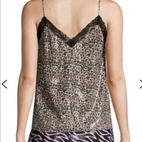 Olivia Rubin - Flora Leopard Print Sequin Camisole
