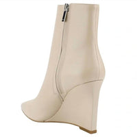 Marc Fisher - Women's Wedge Leather Ankle Boots