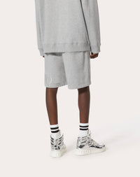 Valentino - Metallic Pockets Embossed Bermuda Shorts