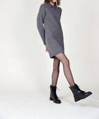 RIB KNIT TUBE DRESS
