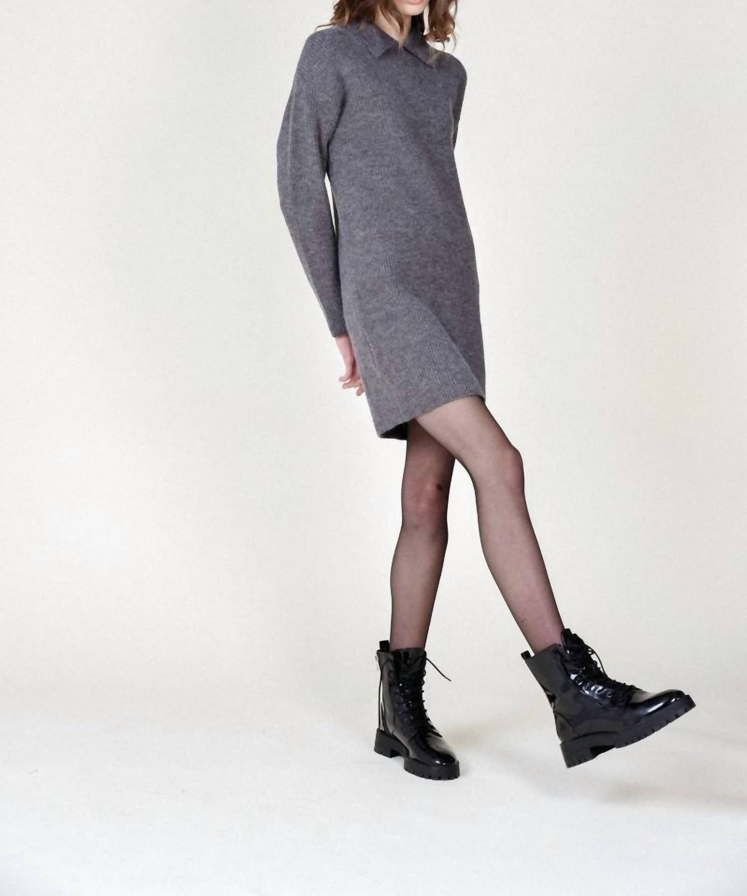 RIB KNIT TUBE DRESS